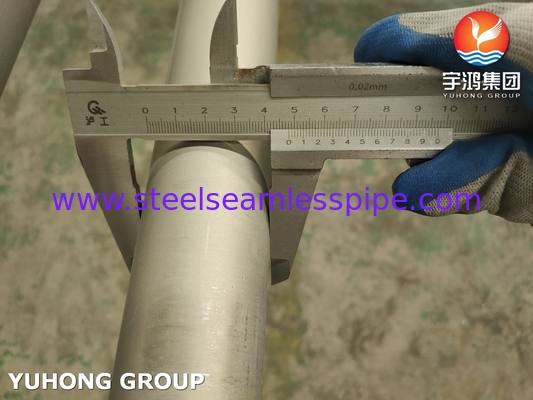 Tubo senza cuciture in acciaio inossidabile EN 10216-5 D2/T1 1.4404 TP316L Per petrolio e gas