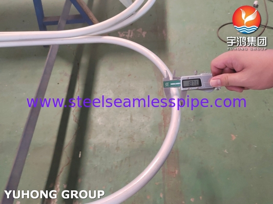ASTM A213 TP304 Tubo senza cuciture in acciaio inossidabile scambiatore di calore tubo U bend