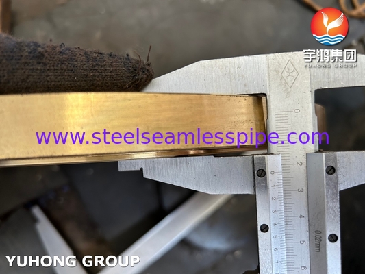 ASTM B171 C46400 Fogli di tubi in ottone per scambiatori di calore e caldaie