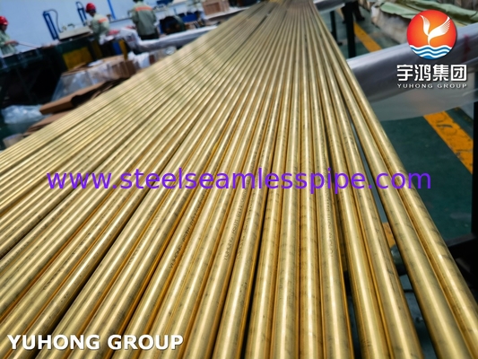 ASTM B111 ASME SB111 C68700 Tubo in ottone di alluminio per scambiatori di calore