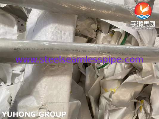 ASTM A312 Tubo senza cuciture in acciaio inossidabile per servizi ad alta temperatura S30815 253MA
