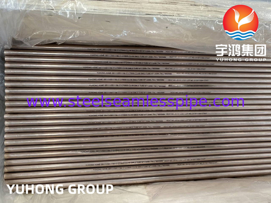 ASTM B111 C68700 C70600 C44300 C1200 per scambiatori di calore, condensatori, raffreddatori d'aria