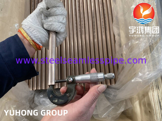 ASTM B111 C68700 C70600 C44300 C1200 per scambiatori di calore, condensatori, raffreddatori d'aria