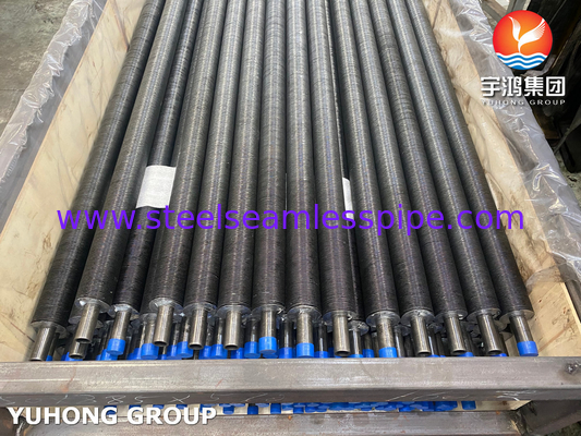 ASTM A210 ASME SA210 GR A1 Tubo a pinna in acciaio al carbonio con pinna in alluminio