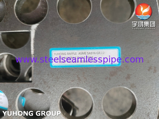 ASTM B171 C71500 Copper Nickel 70/30 Tube Sheet per scambiatori di calore a conchiglia e tubi