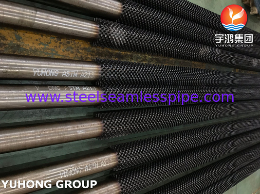 ASTM A213 T9 ALLOY STEEL STUDED FIN PIPE, 13CR STUD per forno