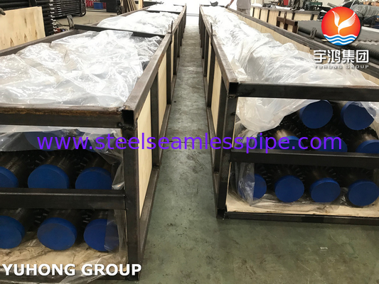 ASTM A213 T9 Tubo a pinna con stucco in acciaio legato, 13Cr Stud per raffinerie di olio di palma