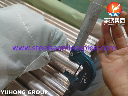ASTM B111 UNS C70600 Tubo di rame e nichel per scambiatori di calore