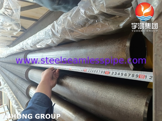 HFW Tubo solido a pinne piatto, ASTM A335 P22 Acciaio legato tubo senza cuciture per caldaie