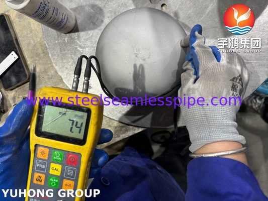 Fittings per tubi super duplex SAF2507, ASTM A815 WPS UNS S32750 Buttweld Cap