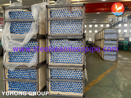 ASTM A179 Tubo senza cuciture in acciaio al carbonio Tubo a pinna in alluminio di tipo G per raffreddatore d'aria