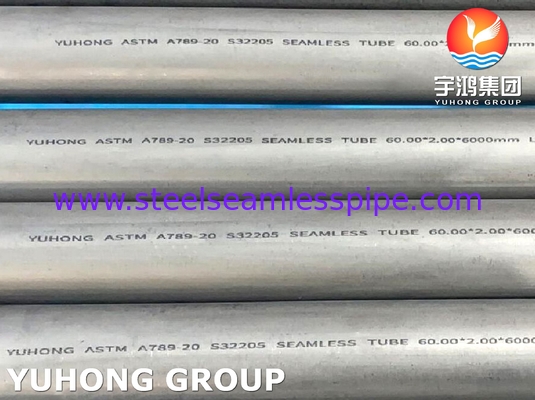 ASTM A789 UNS S32205 Tubo in acciaio duplex senza cuciture per l'industria chimica