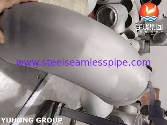 ASTM A815 UNS S32750 Fittings in acciaio inossidabile super duplex 90 gradi LR Elbo