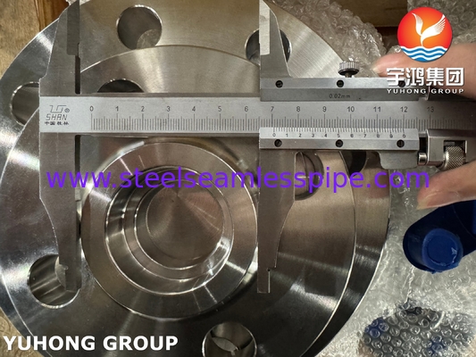 Flangia ASTM A182 F53 SWRF Super Duplex 2507 / S32750 Flangia con saldatura a presa