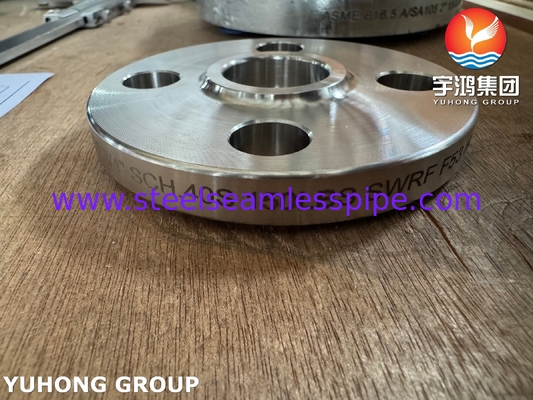 Flangia ASTM A182 F53 SWRF Super Duplex 2507 / S32750 Flangia con saldatura a presa