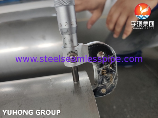 ASTM A928 UNS S32750 CL1 Super duplex tubo di acciaio inossidabile EFW tubo saldato