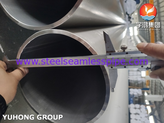 ASTM A928 UNS S32750 CL1 Super duplex tubo di acciaio inossidabile EFW tubo saldato