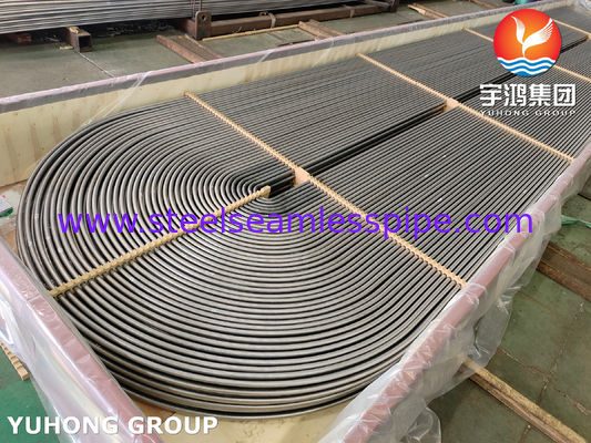 ASME SA179 U Bend Seamless Cold Drawn Carbon Steel Tube per scambiatori di calore tubolari