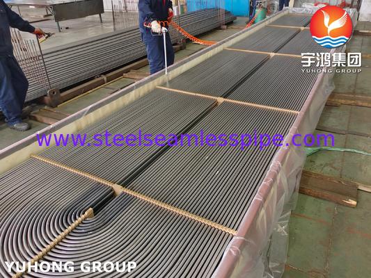 ASME SA179 U Bend Seamless Cold Drawn Carbon Steel Tube per scambiatori di calore tubolari