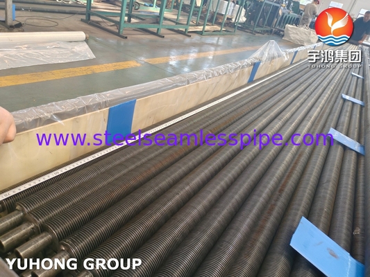 ASTM A179 Tubo senza cuciture in acciaio al carbonio Tubo a pinna in alluminio di tipo G per il sistema HRSG