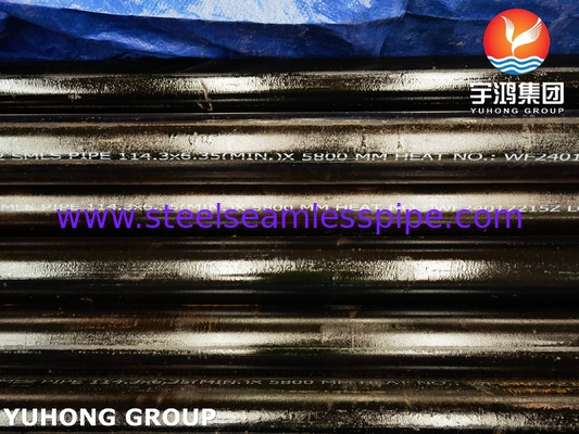 ASTM A335 P22 tubi senza cuciture in acciaio in lega di vernice nera 2.25Cr-1Mo