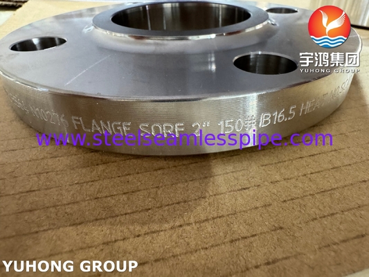 ASTM B564 UNS N10276 Flancella di nickel alloy slip on / Hastelloy C276 SORF