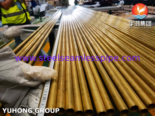 C68700 Tubo senza cuciture in lega di rame ASTM B111 per scambiatori di calore SGS approvato