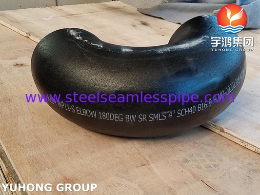 180° ELBOW 90° ELBOW A234 WP11 WP22 BW SR Fittings senza saldature in acciaio legato per riscaldatori a fuoco