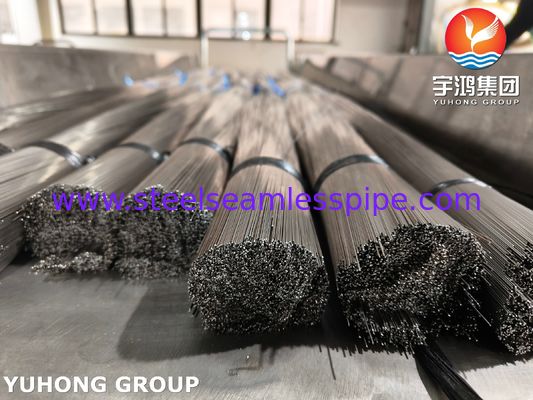 Tubi capillari in acciaio inossidabile SUS304 ricotti lucidi per strumenti medici ISO9626