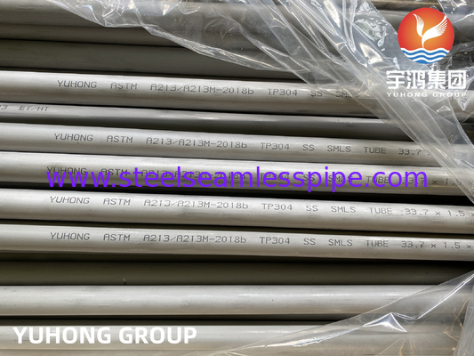 Tubo per scambiatori di calore in acciaio inossidabile ASTM A213 TP304 304H 304L