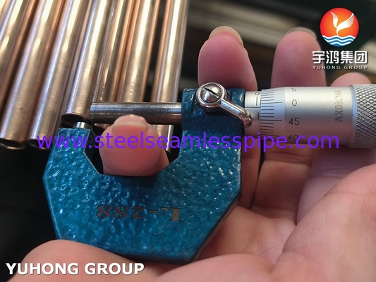 ASTM B111 C70600 Tubo di rame e nichel per condensatori, scambiatori di calore