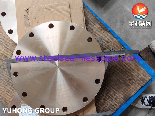 ASTM B283 UNS C70620 Flancella in lega di rame e nichel Flancella cieca forgiata BLRF