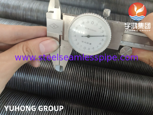 ASME SA179 Tipo di tubo a pinna incorporato con pinne di alluminio A1060 Passato il test di trazione