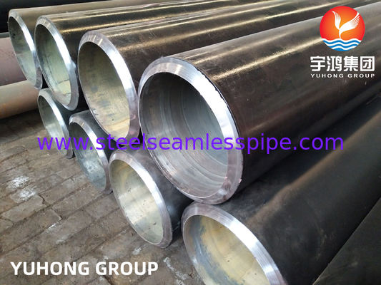 ASTM A335 P11 P22 ALLOY STEEL SEAMLESS PIPE SCH80 SCH40 SURFACE PATTERIA NERA SULFERSA PELIGRIA BAVELLATA FINE PLACE per petrolio e gas