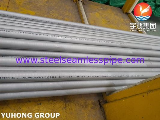 ASTM B407 Incoloy 800H / UNS N08810 / 1.4958 Tubo di acciaio in lega senza saldatura