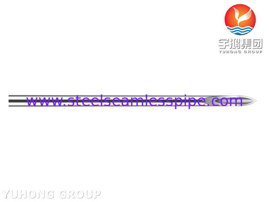 ISO9626 Acciaio inossidabile Aglio per iniezione tubo, punta a guinzaglio, Aglio medico ipodermico