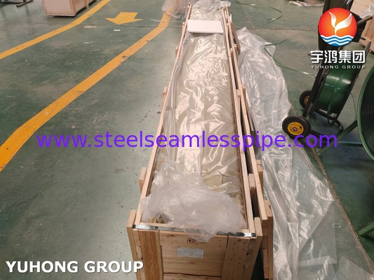 ASME SB111 C44300 Tubo in ottone senza cuciture Tubo di rame per scambiatori di calore