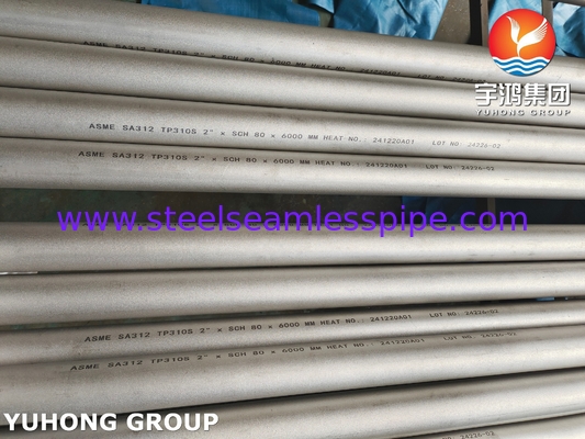 ASME SA312 TP310S / UNS S31008 Tubi industriali senza cuciture in acciaio inossidabile