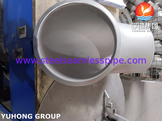 ASTM A815 S32750 Fitting in acciaio inossidabile duplex gomito a 90 gradi raggio lungo Buttweld B16.9