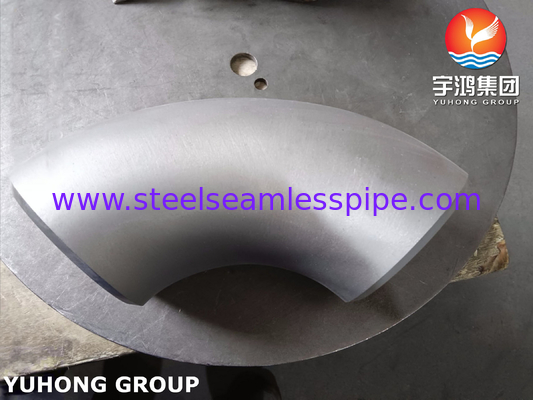 ASTM A815 S32750 Fitting in acciaio inossidabile duplex gomito a 90 gradi raggio lungo Buttweld B16.9