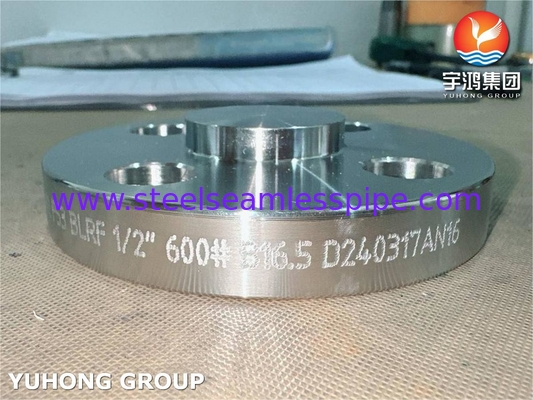 Flangia in acciaio duplex ASTM A182 F53 forgiata cieca a faccia rialzata B16.5