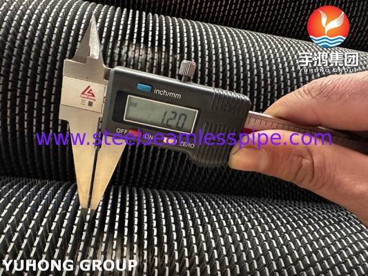 ASTM A335 P11 tubo a pinna a spirale a saldatura ad alta frequenza tubo a pinna serrato