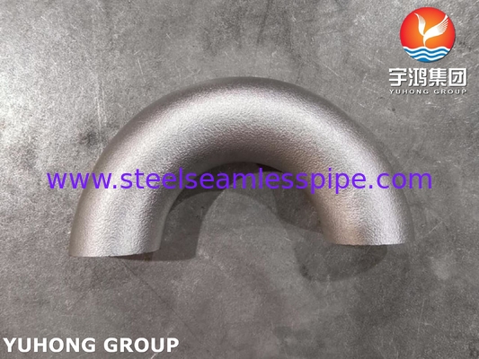 ASTM A403 WP321 Acciaio inossidabile 180° gomito, ASME B16.9 Fitting per tubi di saldatura a nastri