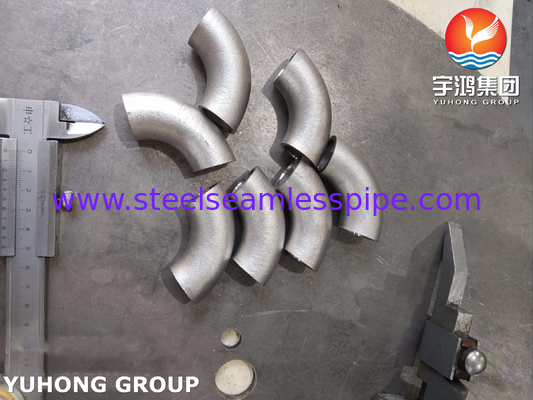 ASTM A403 WP321 Acciaio inossidabile 180° gomito, ASME B16.9 Fitting per tubi di saldatura a nastri