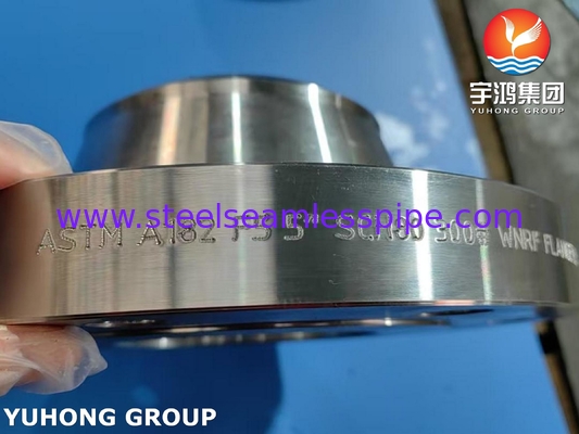 ASTM A182 F5 Legatura di acciaio di saldatura, flange di collo forgiata WNRF rivestita in nero