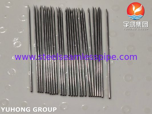 ISO7864 SUS304 Tubo per ago in acciaio inossidabile per iniezione medica, 21G 44MM, punta a spirale