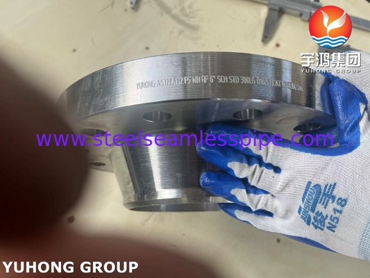 ASTM A182 F5 Collo di saldatura a orificio RF Flange B16.5 per eccellenti alte temperature