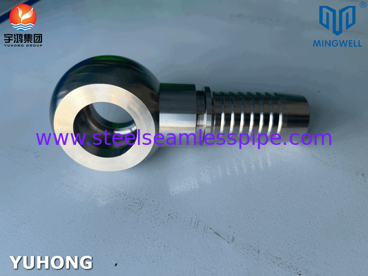 316L Metrica Banjo Straight Stainless Steel Hose Fitting DIN 7642