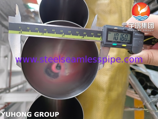 ASTM A269 TP304L Tubo senza cuciture in acciaio inossidabile ricoperto di calore, scambiatore di calore, applicazioni in caldaia