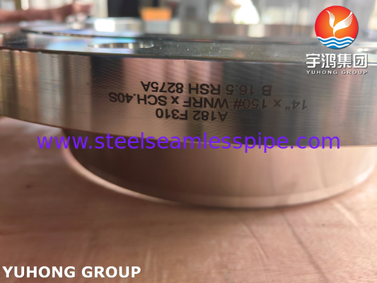 ASTM A182 F310 Flancia WNRF in acciaio inossidabile ASME B16.5 Flancia in acciaio forgiato